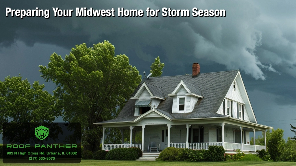 preparing midwest home for storm roof panther