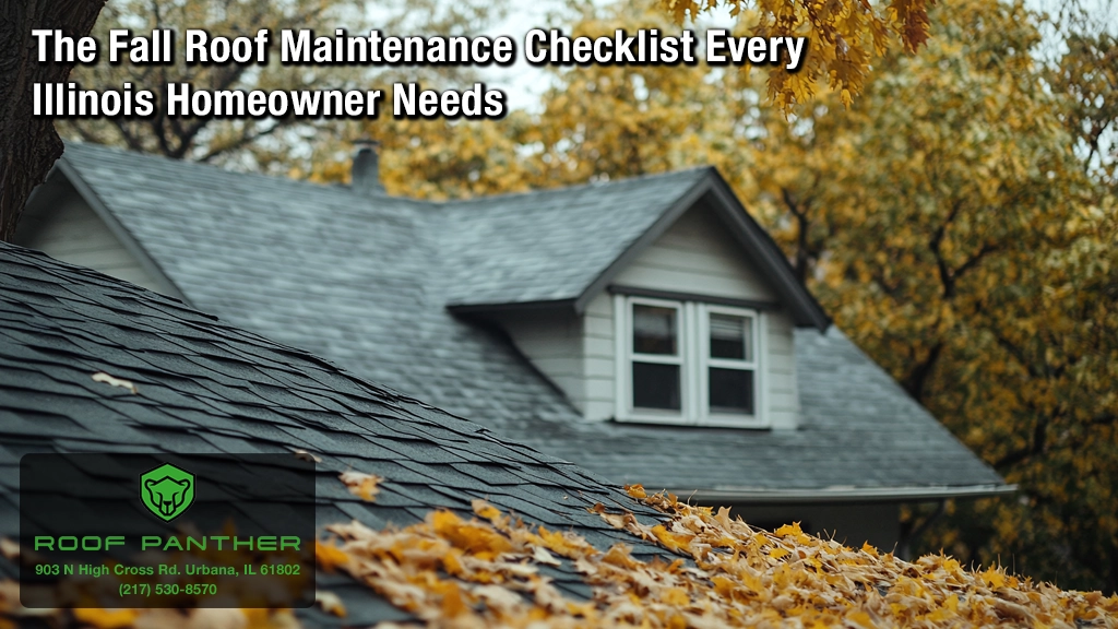 Fall Roof Maintenance Checklist
